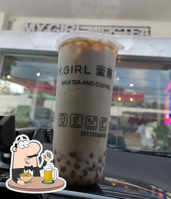 Menu at My Girl Milk Tea Lipa, Batangas cafe, Lipa