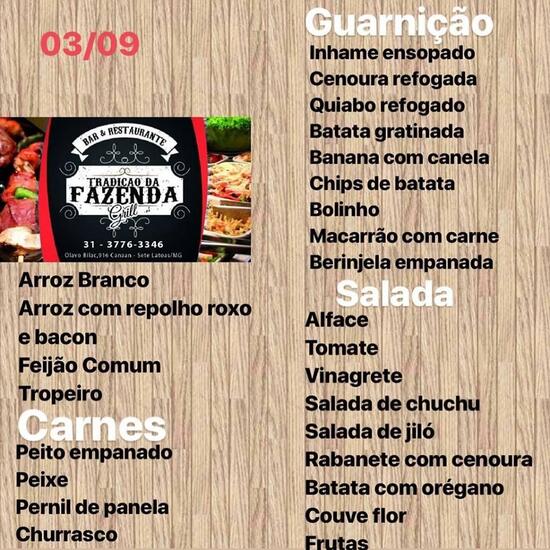 Tradição Da Fazenda Grill restaurante, Sete Lagoas