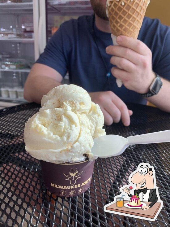 Carta del postres Milwaukee Joe's Gourmet Ice Cream, Flower Mound