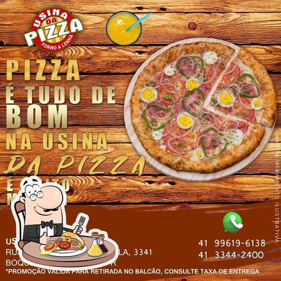 Menu em Usina da Pizza restaurante, Curitiba, Rua Desembargador Antonio