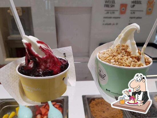 Menu at Weeel Frozen Yogurt, Portugal, CascaiShopping