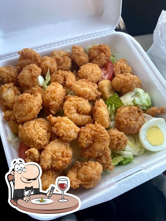 Menu at King's Seafood Express restaurant, Abbeville