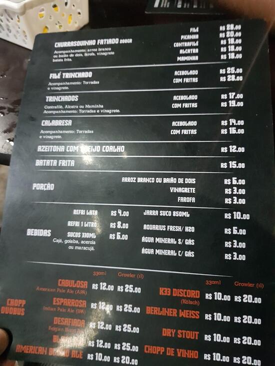 Menu em Duobus Bar e Hamburgueria, São Luís
