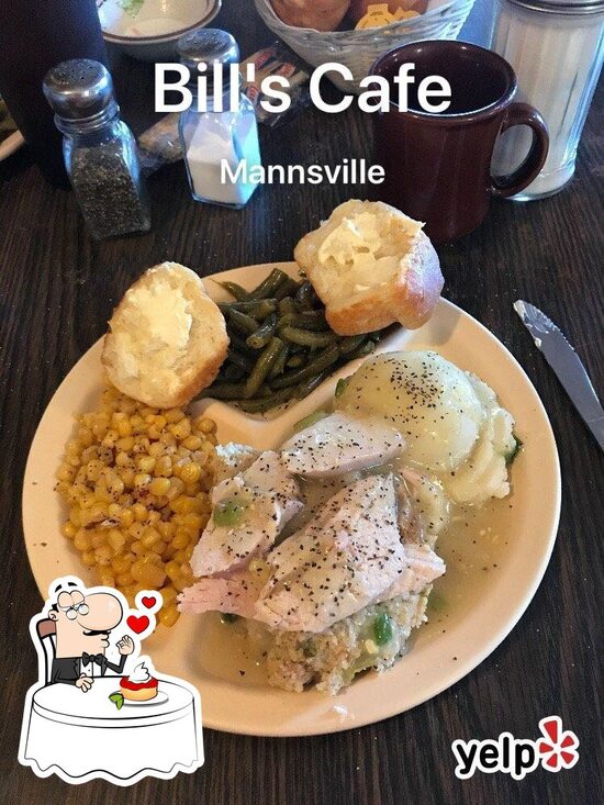 Carta de Bill's Cafe, Mannsville