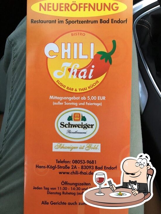 Speisekarte von Chili Thai restaurant, Bad Endorf