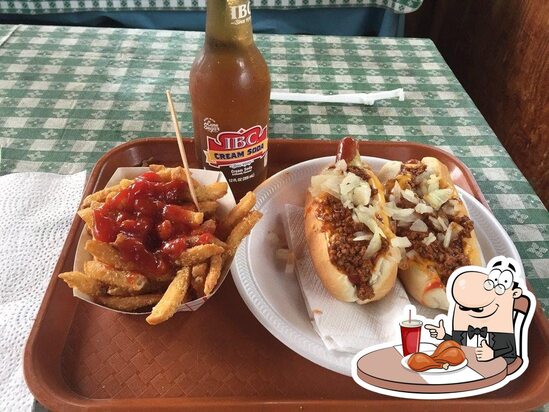 Menu at Tommy's Hot Dogs restaurant, Carteret