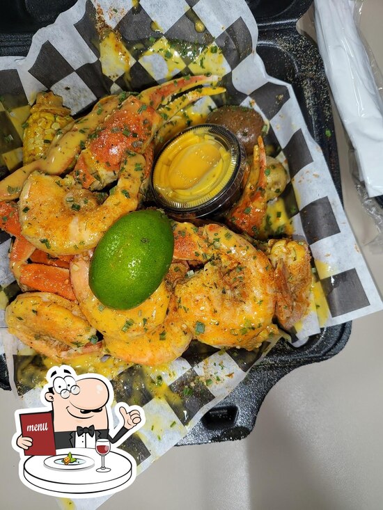 Menu at OMG Seafood restaurant, Thomasville, E Jackson St