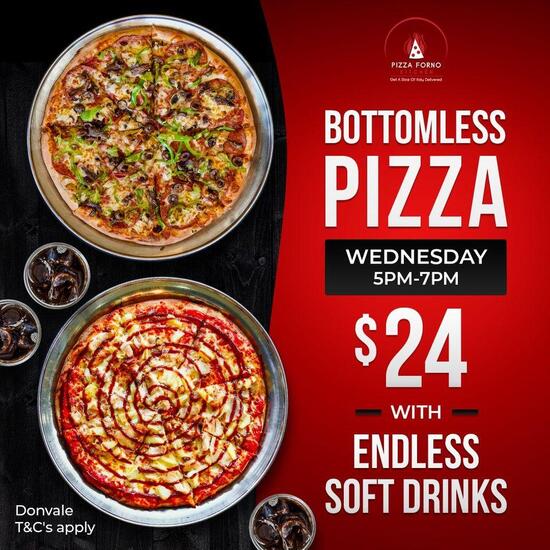 Menu at Pizza Forno restaurant, Donvale