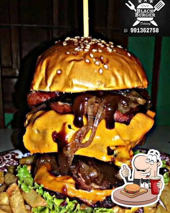 Menu at BLACK BURGUER HAMBURGUERIA restaurant, Macapá