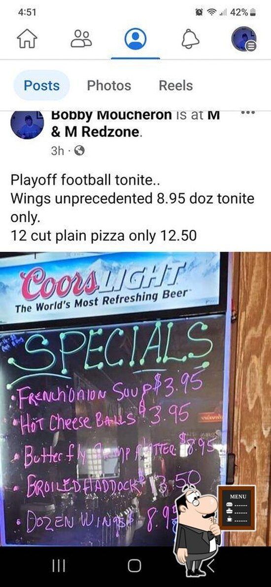 M & M Redzone in Mahanoy City Restaurant reviews