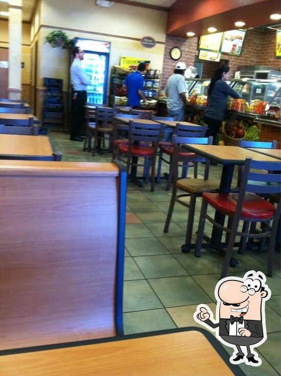 Menu at Subway fast food, Phoenix, W Van Buren St 106