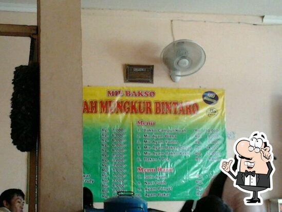 Menu At Mie Bakso Gajah Mungkur Bintaro Restaurant Tangerang Jl Bonjol