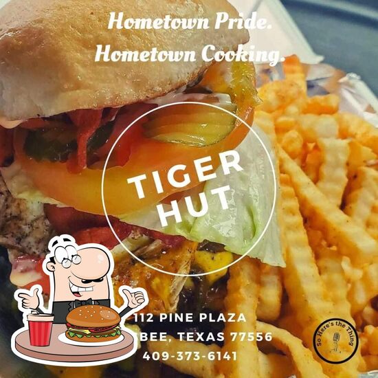 Menu at Tiger Hut restaurant, Silsbee, NE Corner of FM