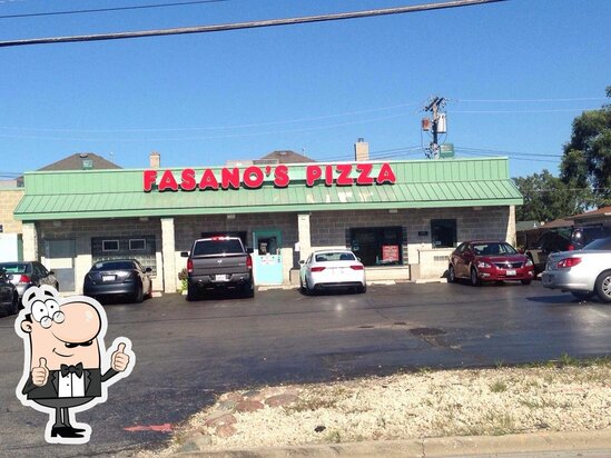 Menu at Fasano's Pizza pizzeria, Justice