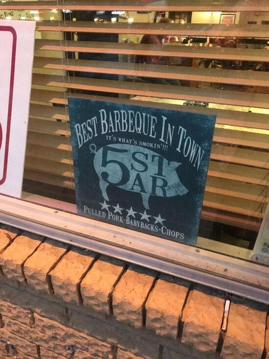 Menu at Fat Larry's BBQ, Bartlett