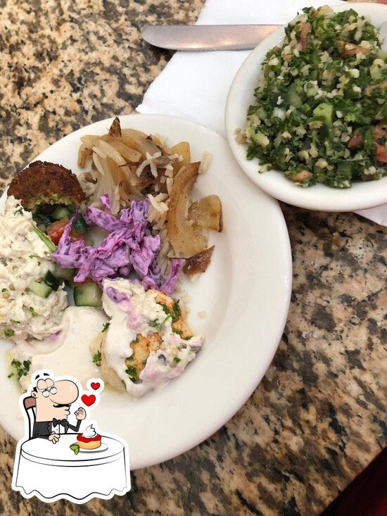 Menu at Haifa Restaurant, Los Angeles