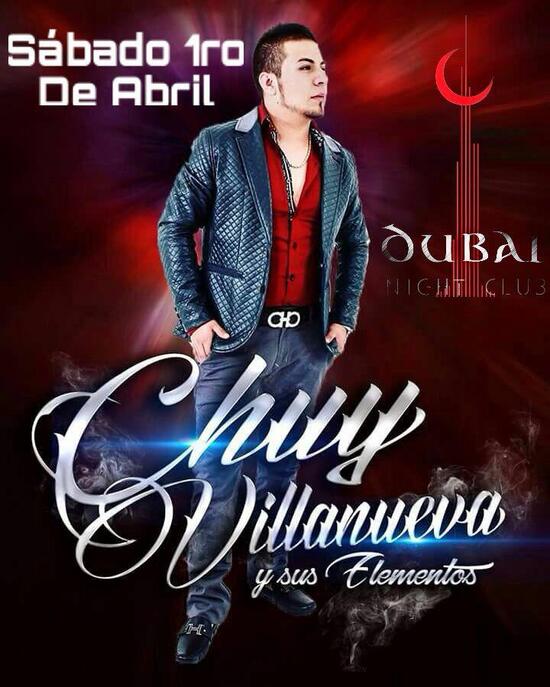 Menu at Dubai Night Club, Acatlán de Juárez