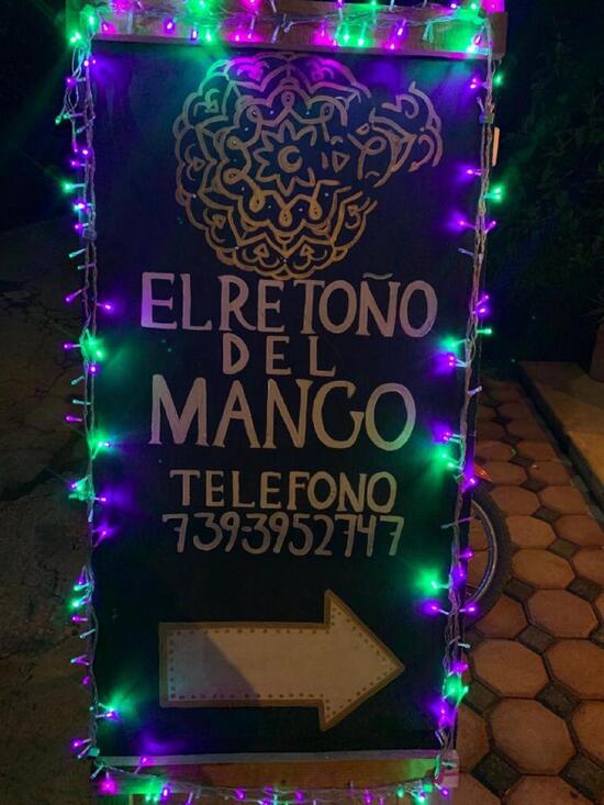 Carta del restaurante EL RETOÑO DEL MANGO, Tepoztlán