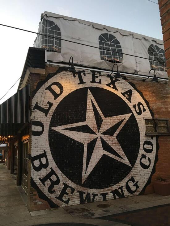 Menu at Old Texas Brewing Co. pub & bar, Burleson