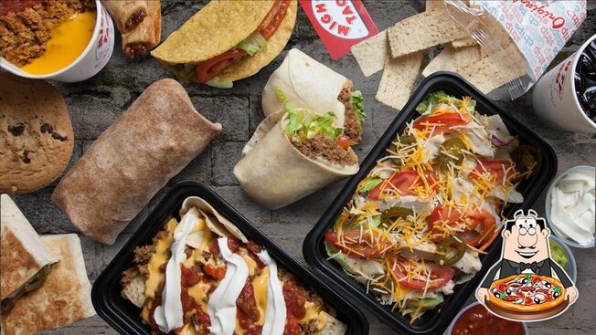 Menu at Mighty Taco restaurant, Buffalo, McKinley Pkwy