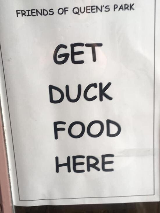 Menu at Queens Park Cafe, Manchester