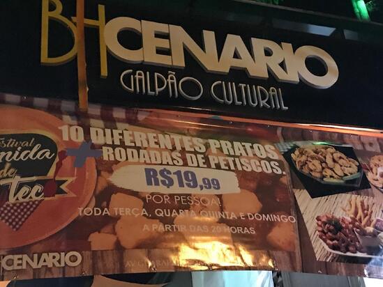 Menu at BH Cenário restaurant, Belo Horizonte