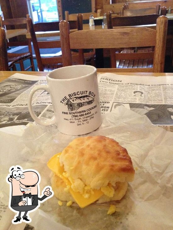Menu at The Biscuit Box restaurant, Chatsworth