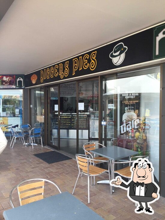 Menu at Diggers Pies fast food, Albany Creek