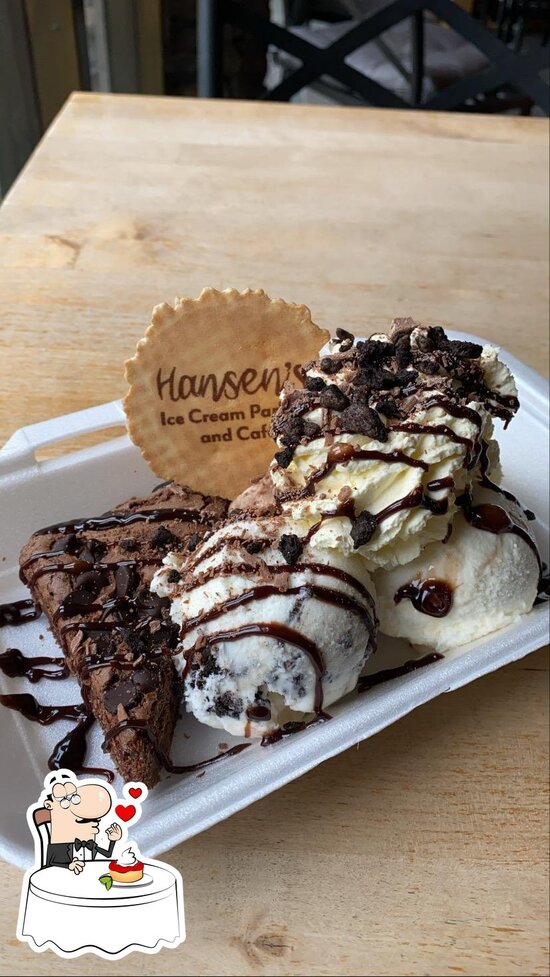 Hansens Ice Cream Parlour and Cafe in Kendal Restaurant menu and reviews