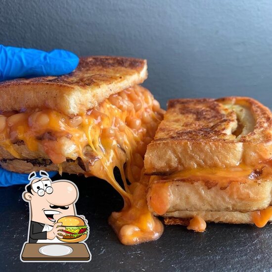 Menu at Grub Hub Uddingston cafe, Glasgow