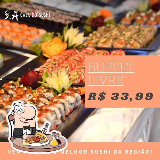 S.A Casa do Sushi Jaraguá do Sul restaurante, Jaraguá do Sul Menu do
