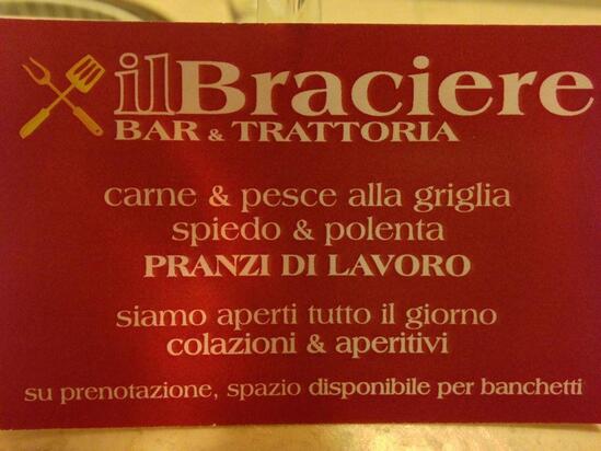 Menu At IL Braciere Restaurant Bedizzole