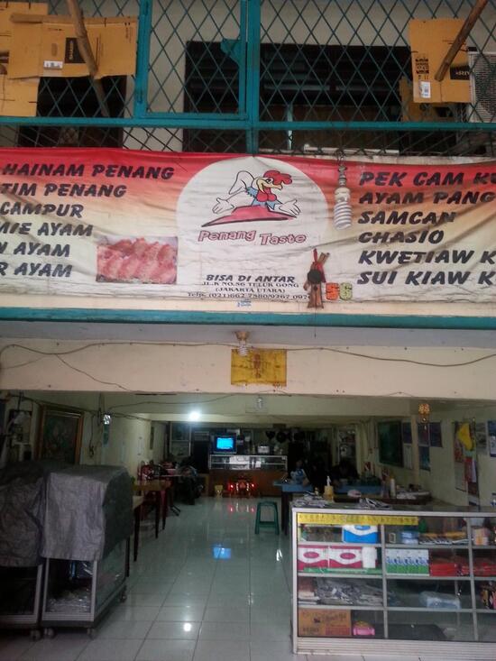 Menu at Penang Taste restaurant, Jakarta