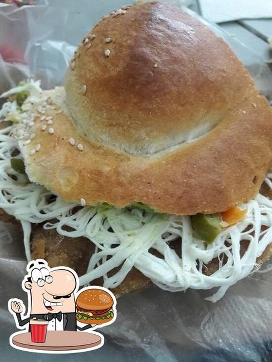 Cemitas La Atomica restaurant, Puebla City, Cto Juan Pablo II 1360 ...