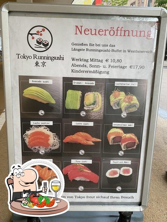 Speisekarte Von Tokyo Running Sushi Restaurant Bregenz