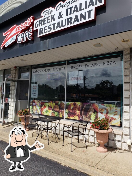 Menu at Zaros Cafe, Huntington Station
