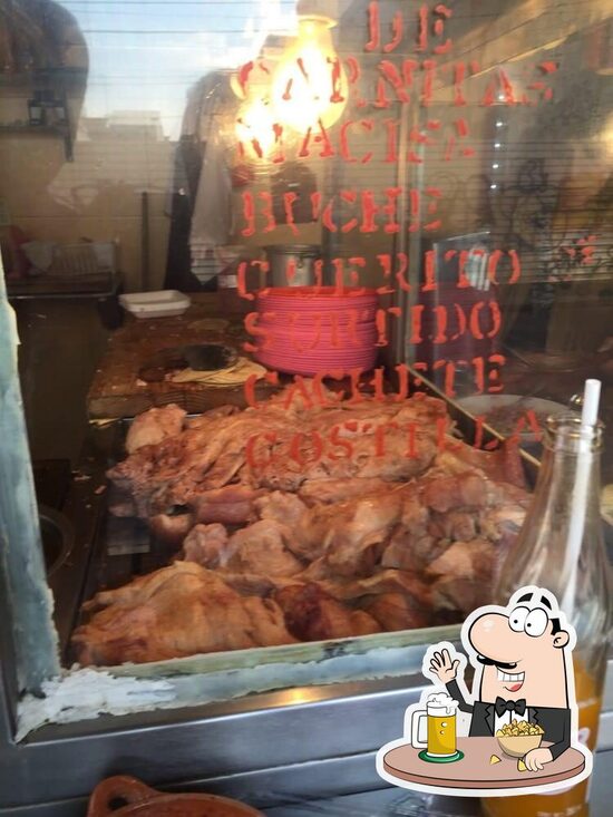 Menu at El Güero Tacos de carnitas restaurant, Mexico City, C. de