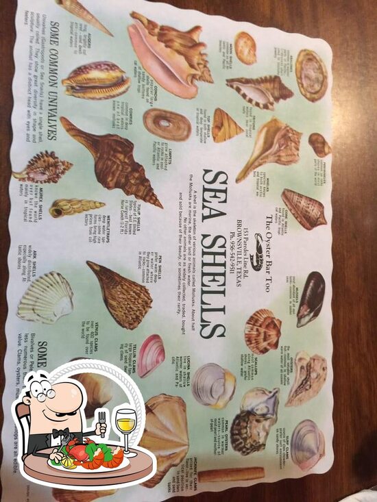 The Oyster Bar ll, 153 Paredes Line Rd in Brownsville Restaurant menu