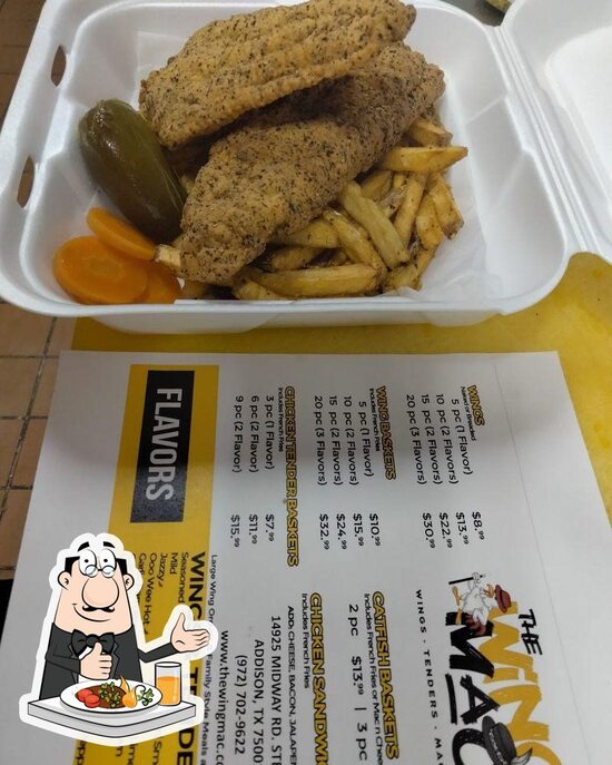 The Wing Mac in Addison Restaurant menu and reviews