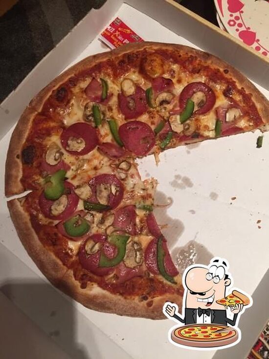 Menu at Pitza Service, SintNiklaas